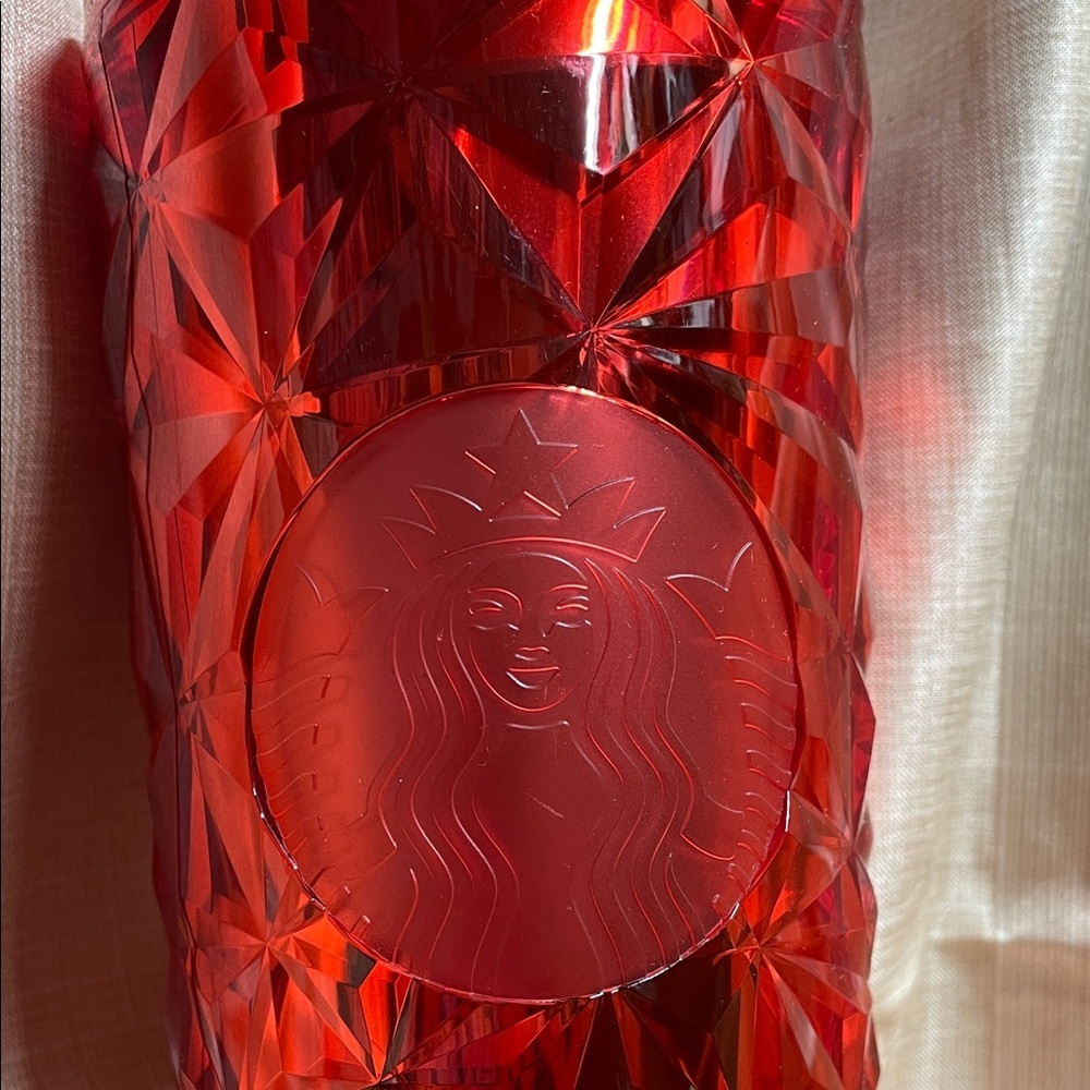 Starbucks Ruby Red Textured Tumbler - Picture 2 of 6
